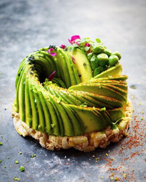Vegan Avocado Food Art-fastslim diet2